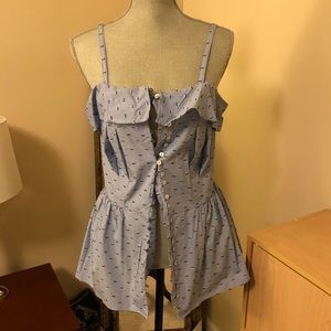 Derek Lam 10 Crosby cold shoulder top